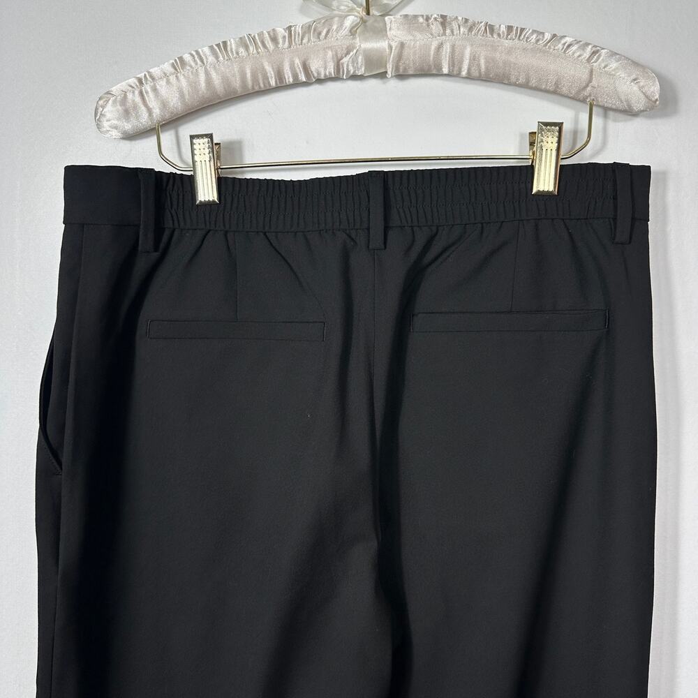 Banana Republic Wide Leg High Rise Black Pants Womens M NEW Career Modern - Picture 4 of 11